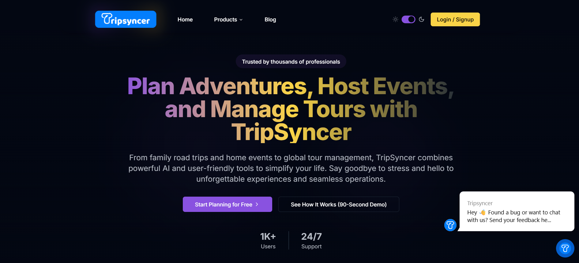 TripSyncer – Road Trip Management App